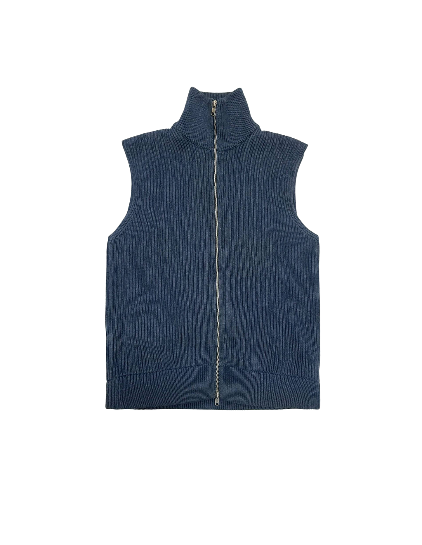 Maison Martin Margiela 2000s Blue Knit Turtleneck