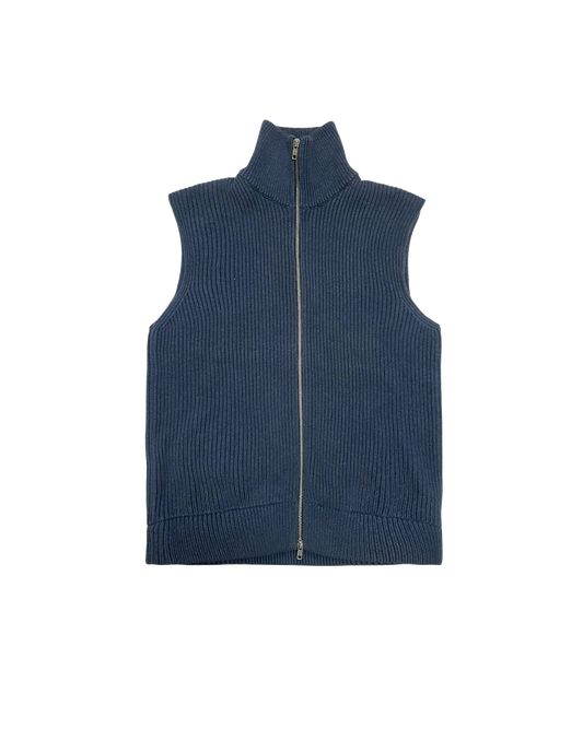 Maison Martin Margiela 2000s Blue Knit Turtleneck