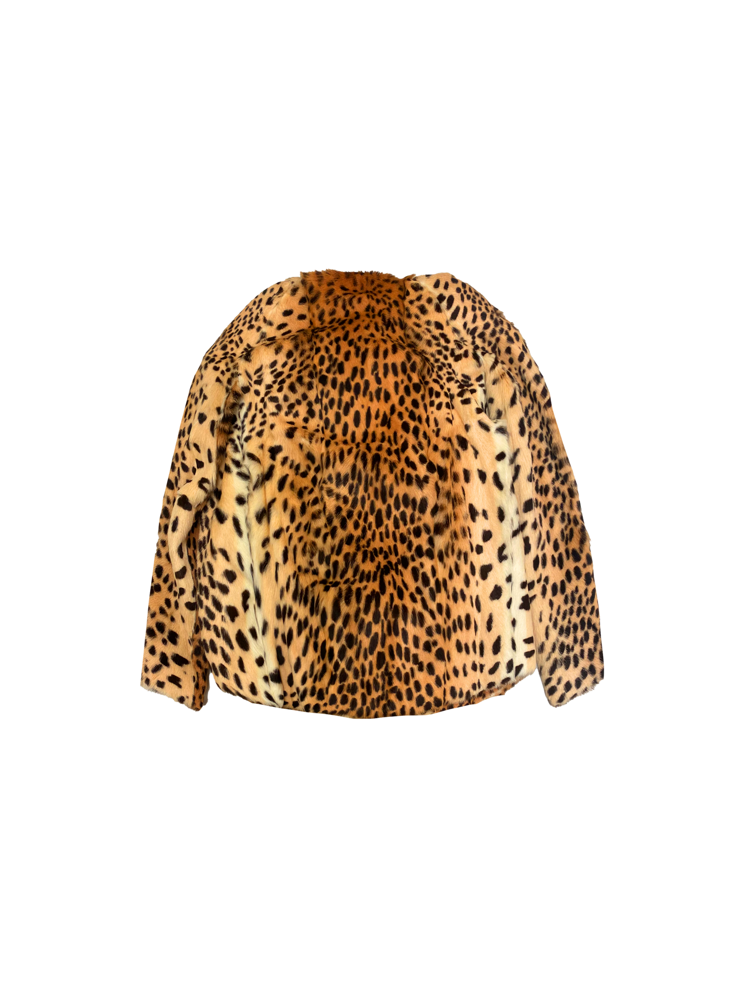 Alexander McQueen 2010 Rare Leopard Goat Fur Jacket