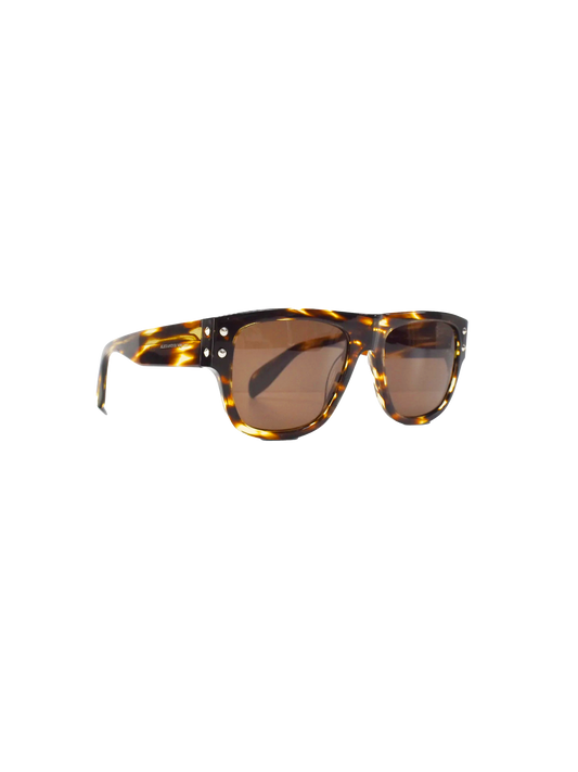 Alexander McQueen 2010s Tortoise Sunglasses