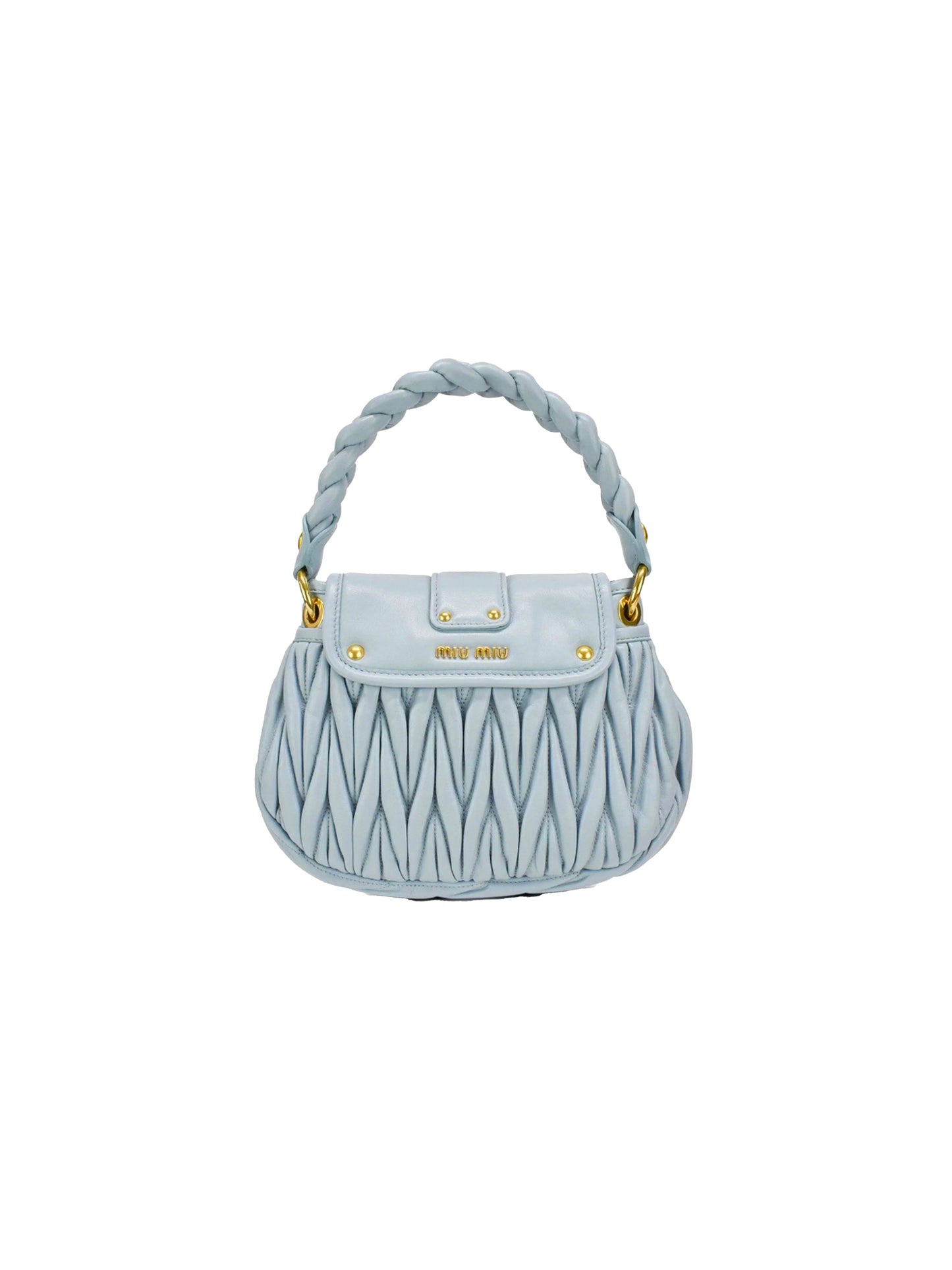 Miu Miu 2020s Baby Blue Coffer Bag