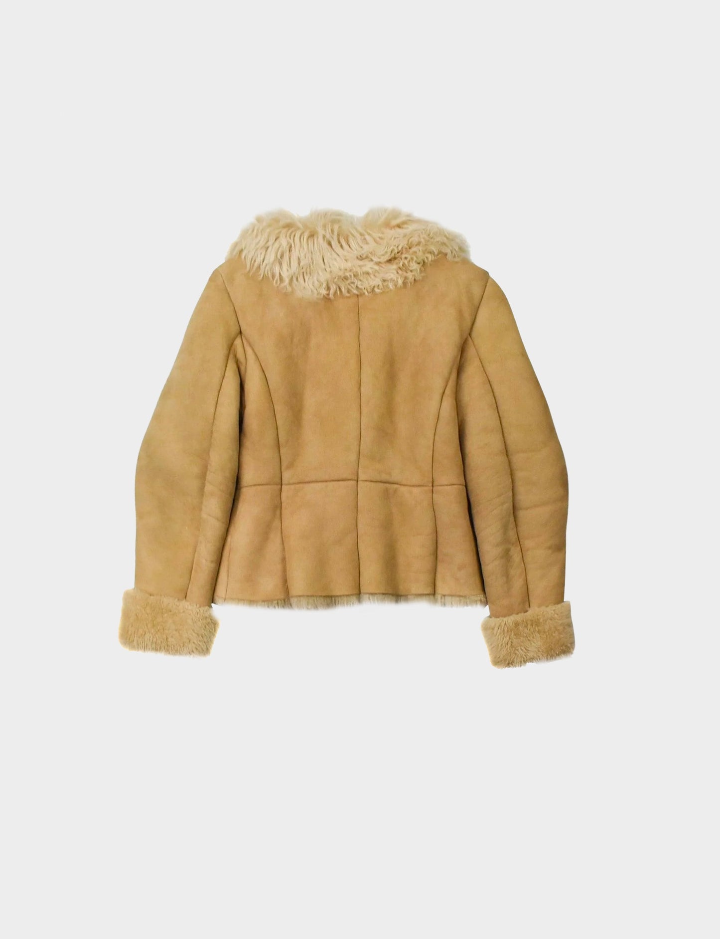 Miu Miu 2000s Shearling Buckle Jacket