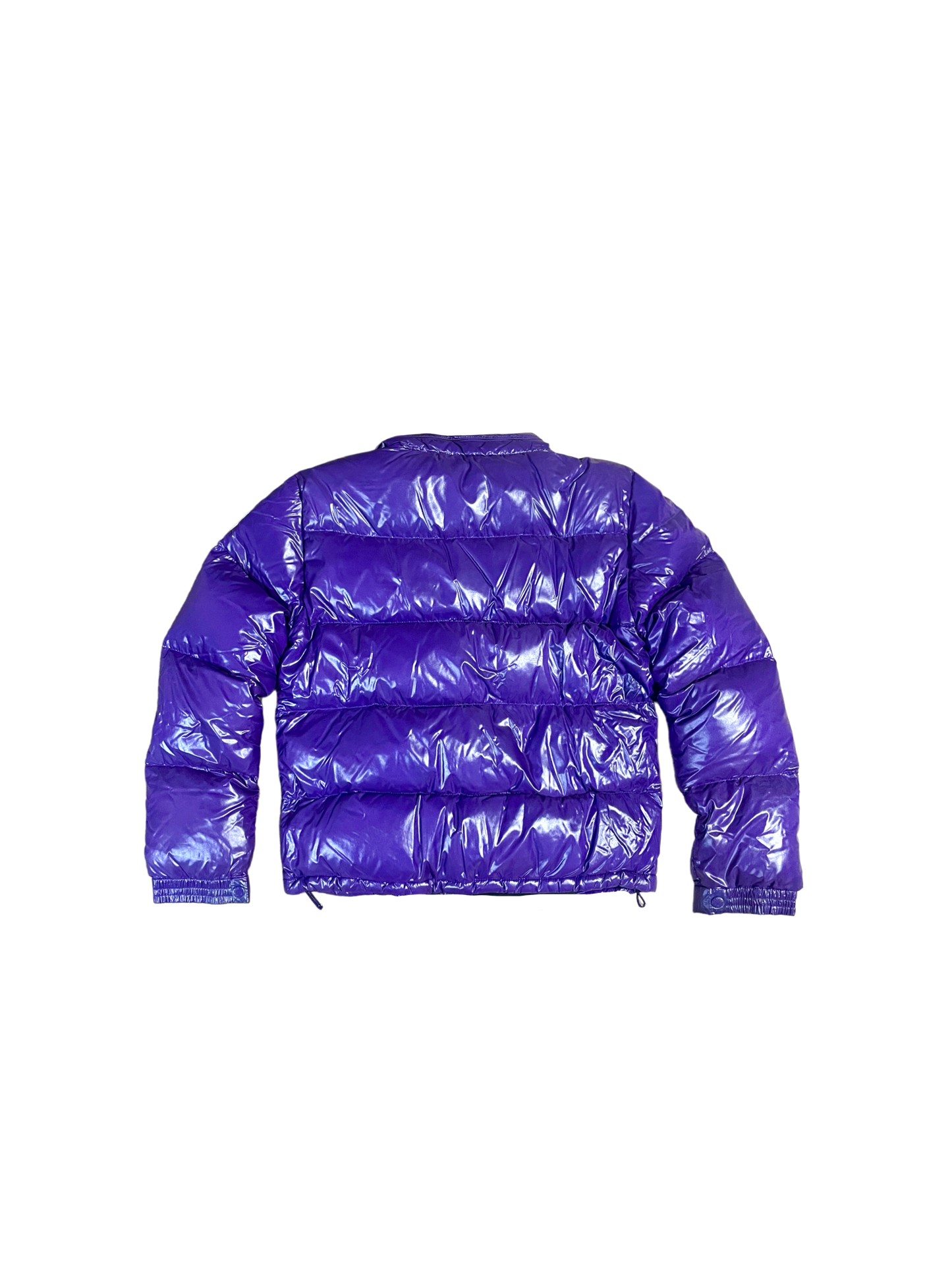 Moncler 2000s Purple Shiny Puffer Jacket