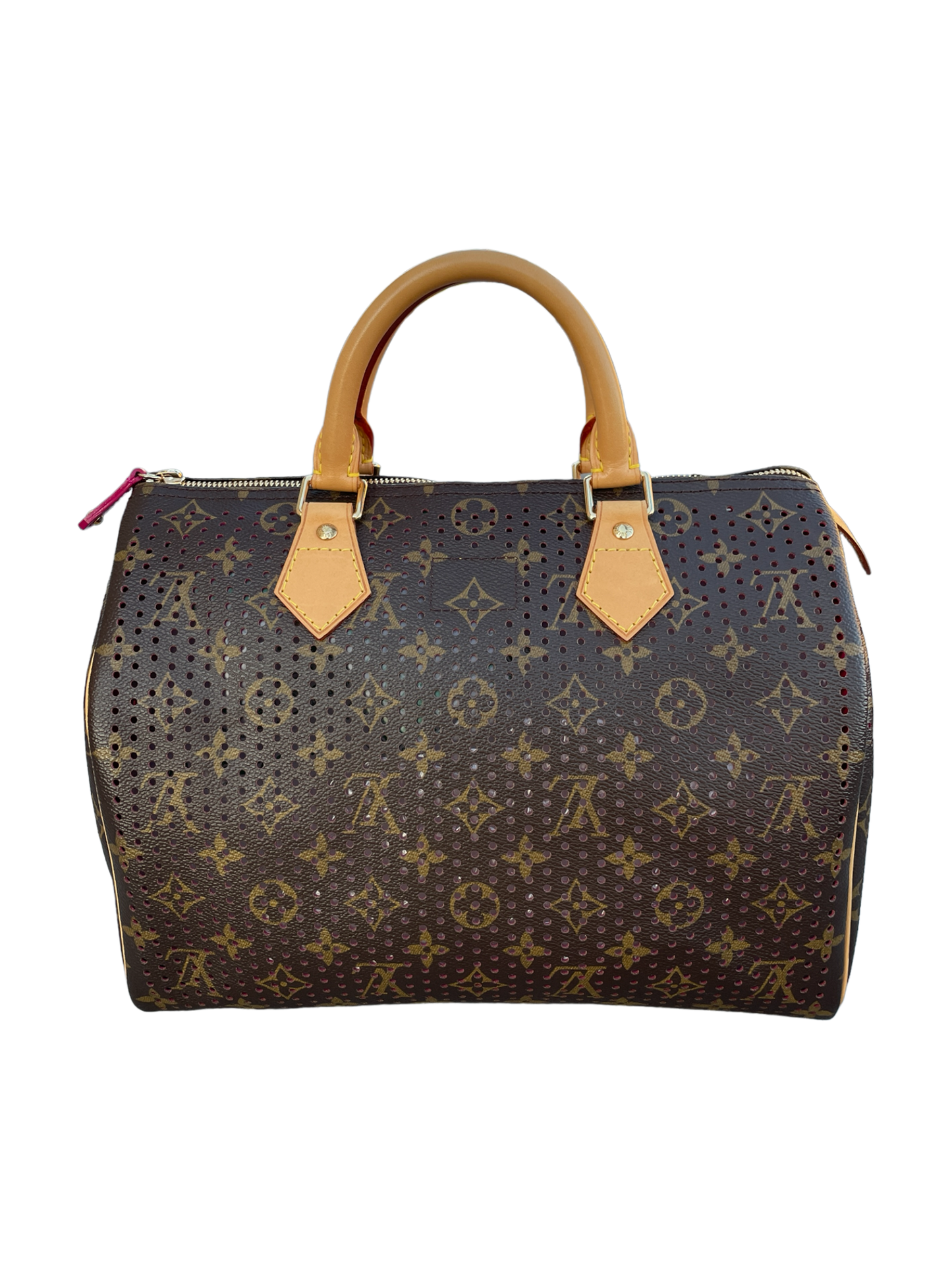 Louis Vuitton 2006 FW Fuschia Perforated Speedy 30