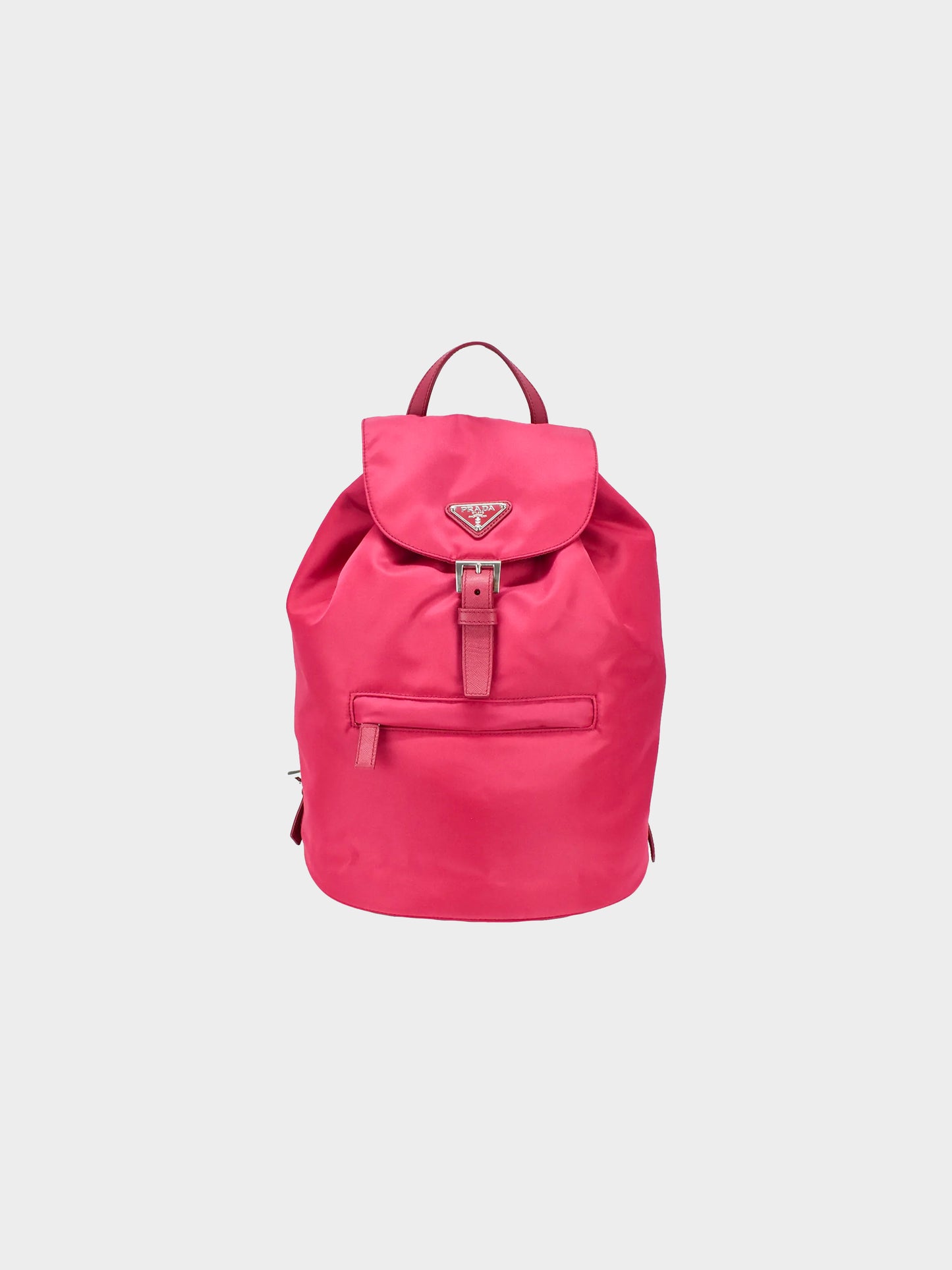 Prada 2010s Pink Nylon Vela Backpack