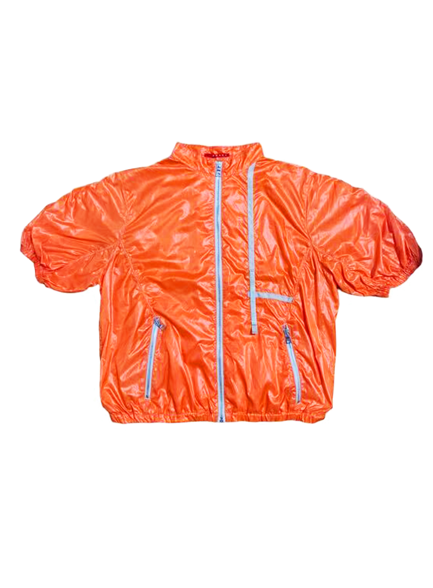 Prada Sport 2002 Orange Nylon Windbreaker