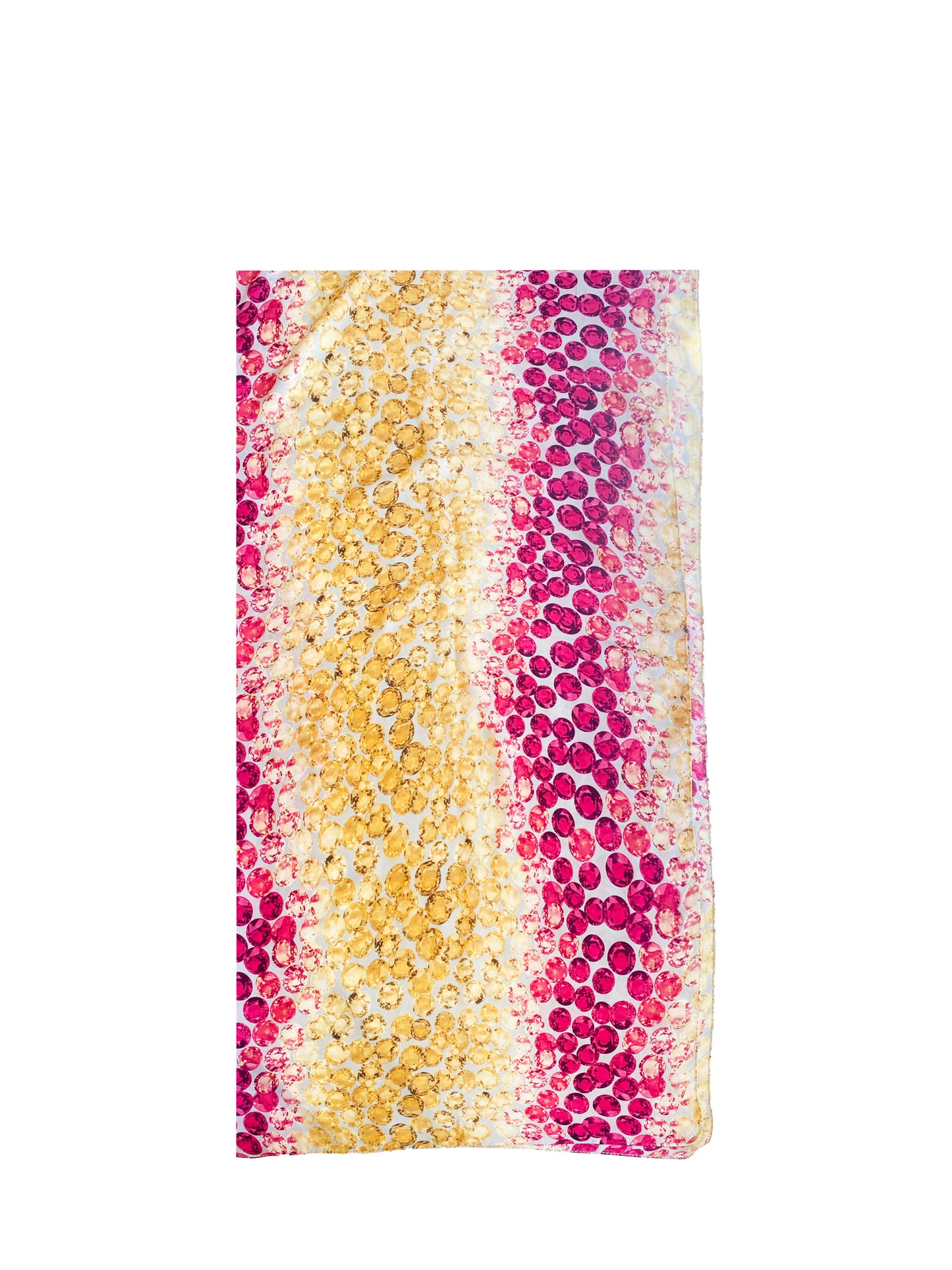 Roberto Cavalli 2000s Silk Jewel Print Long Dress Wrap