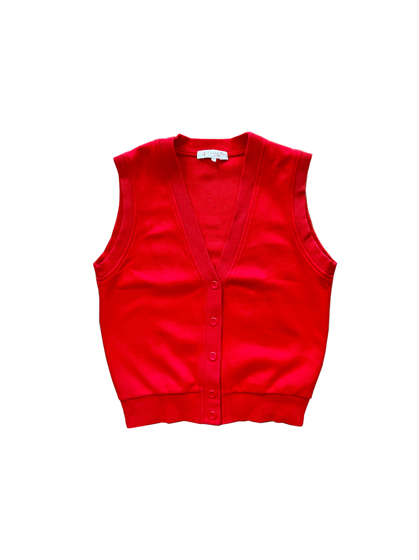Christian Dior 1990s CD Sports Red Vest