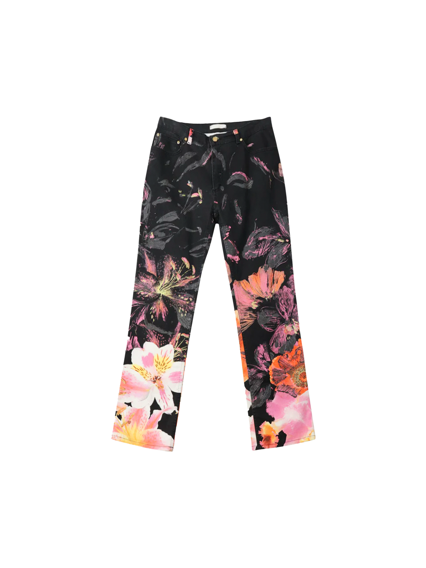 Roberto Cavalli 2000s Floral Pattern Jeans
