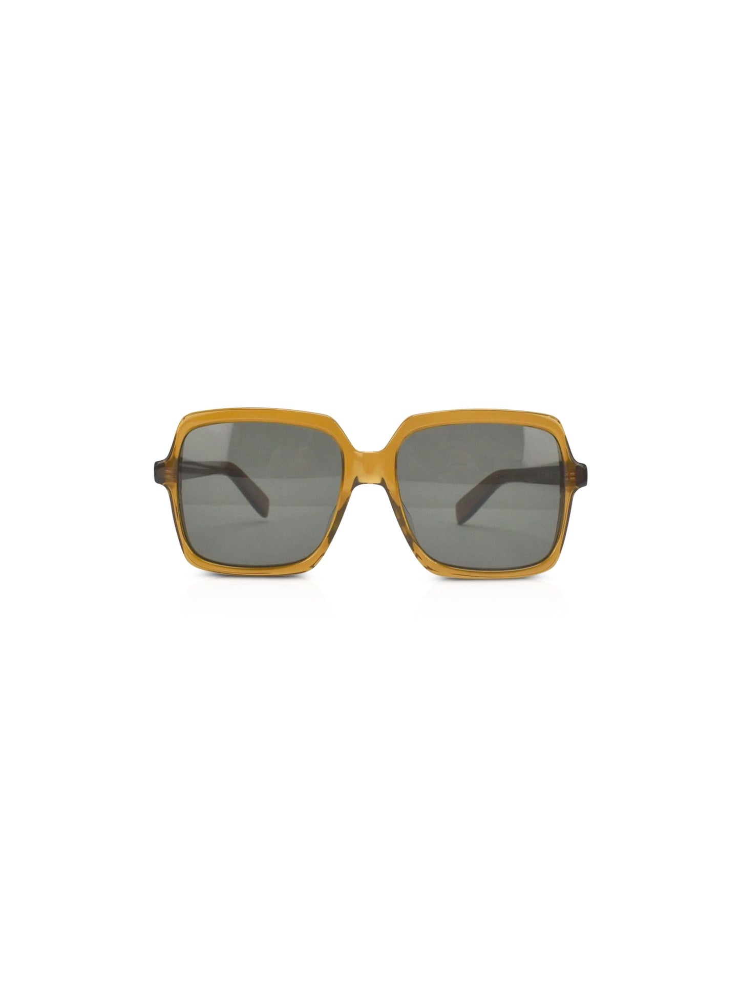 Saint Laurent 2010s Amber Square Sunglasses