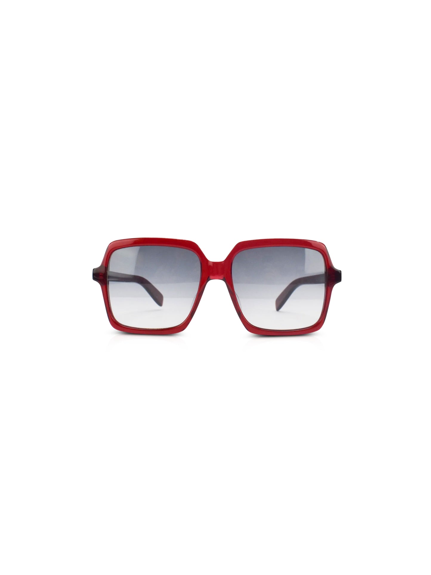 Saint Laurent 2010s Red Oversized Square Sunglasses