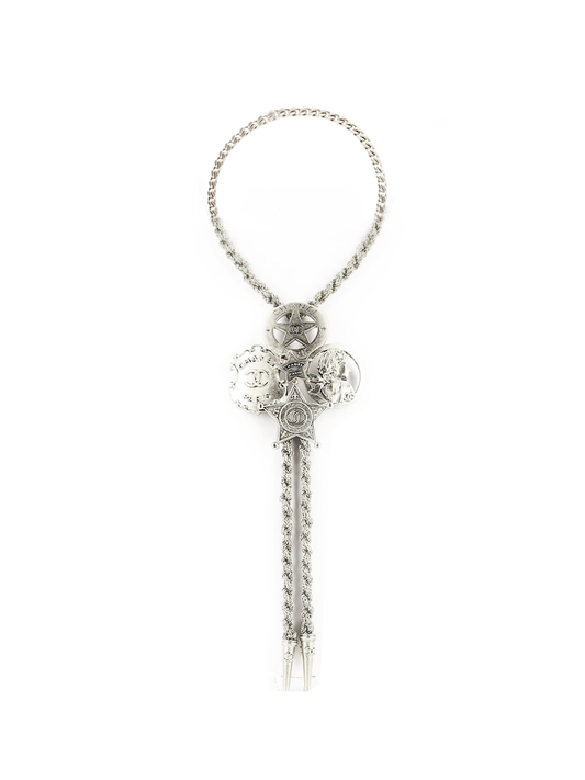 Chanel Silver Rare Dallas Bolo Tie
