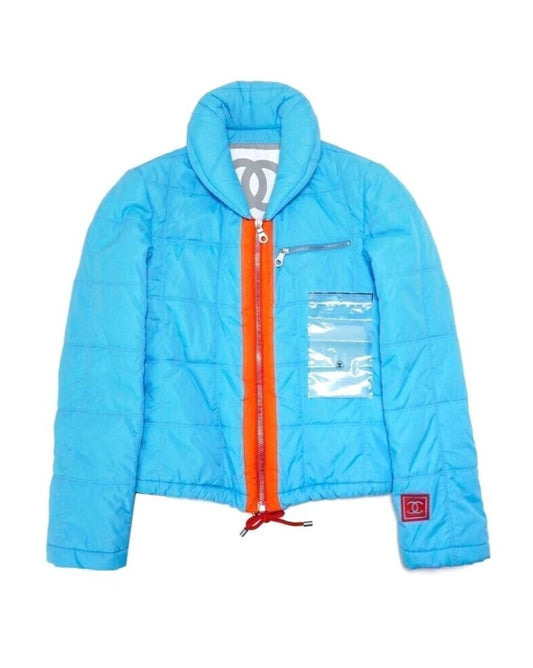 Chanel 2002 Sports Baby Blue Jacket