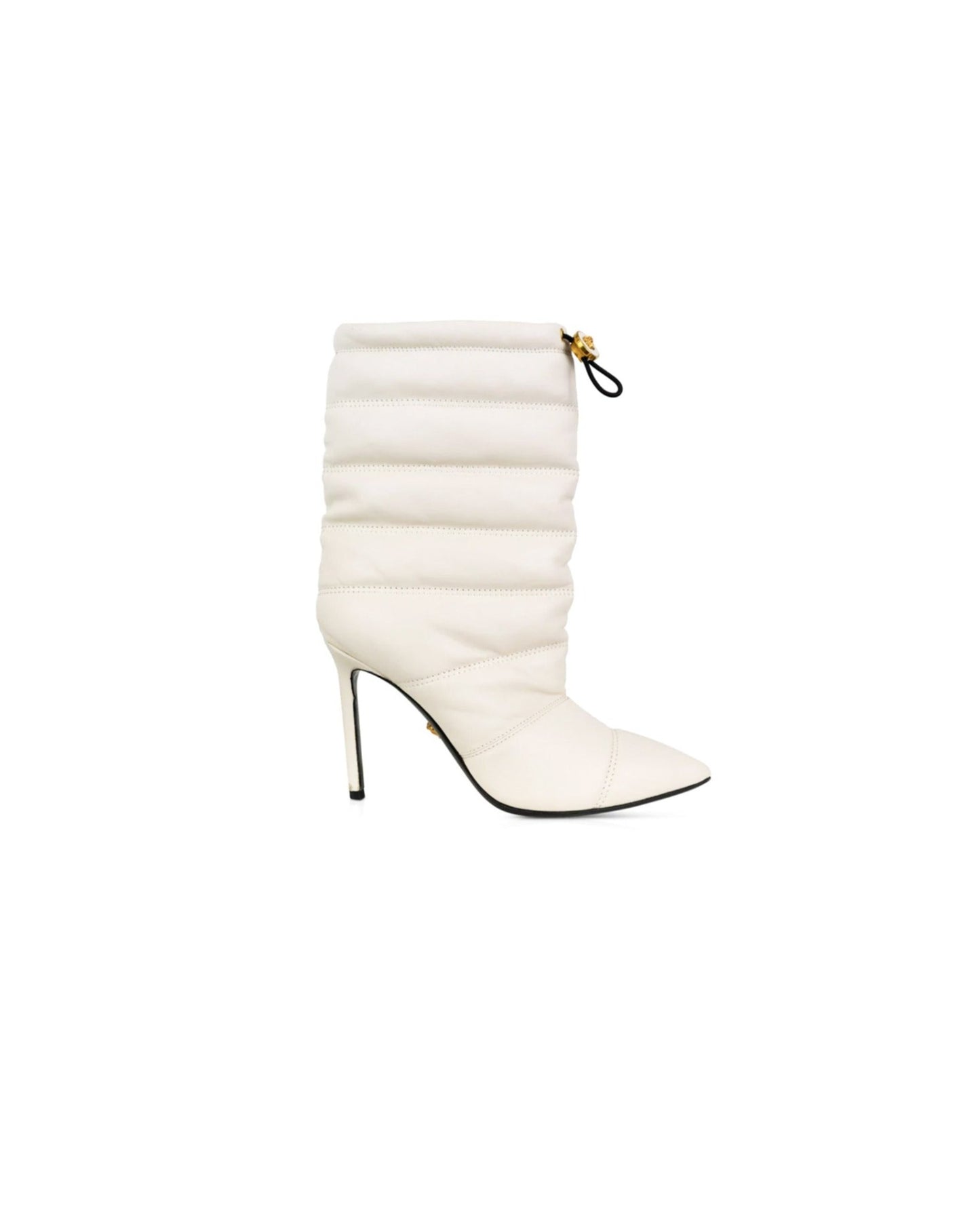Versace 2010s Medusa Duvet Boots