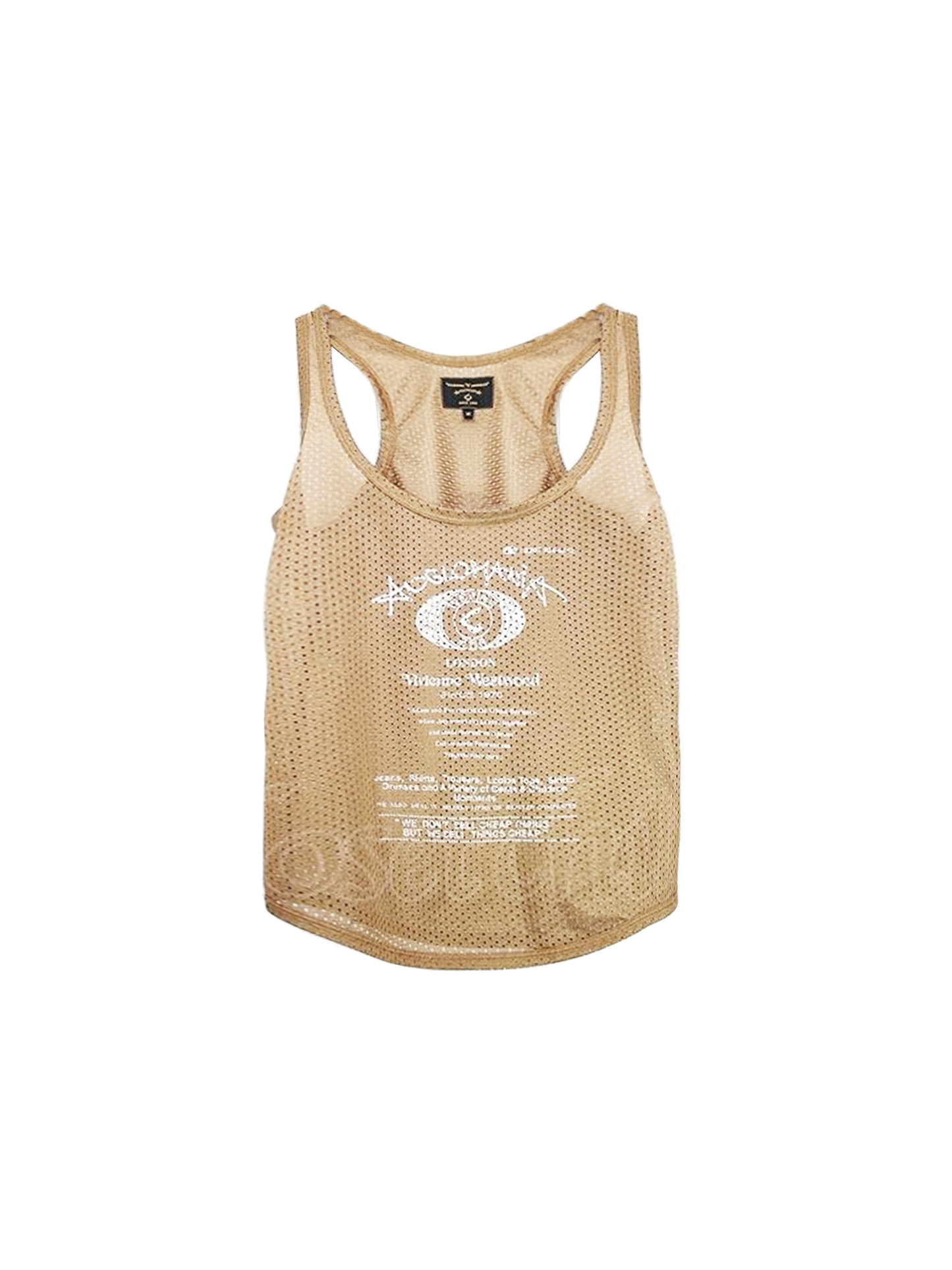 Vivienne Westwood 2000s Beige Mesh Top