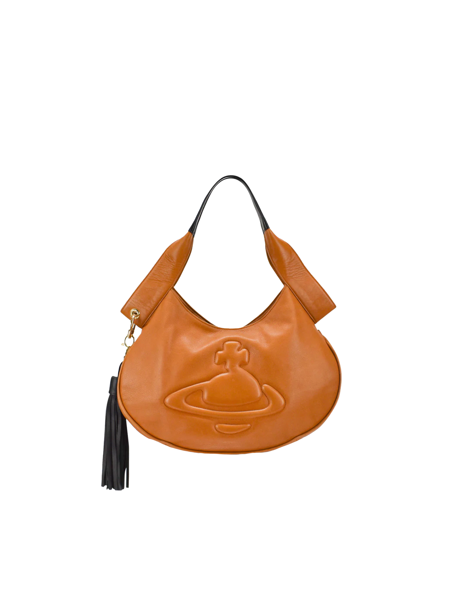 Vivienne Westwood 2010s Camel Bag with Tassel