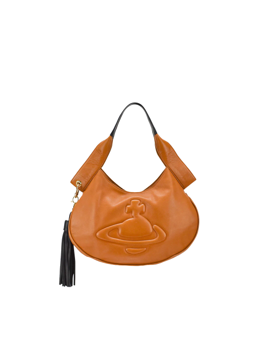 Vivienne Westwood 2010s Camel Bag with Tassel