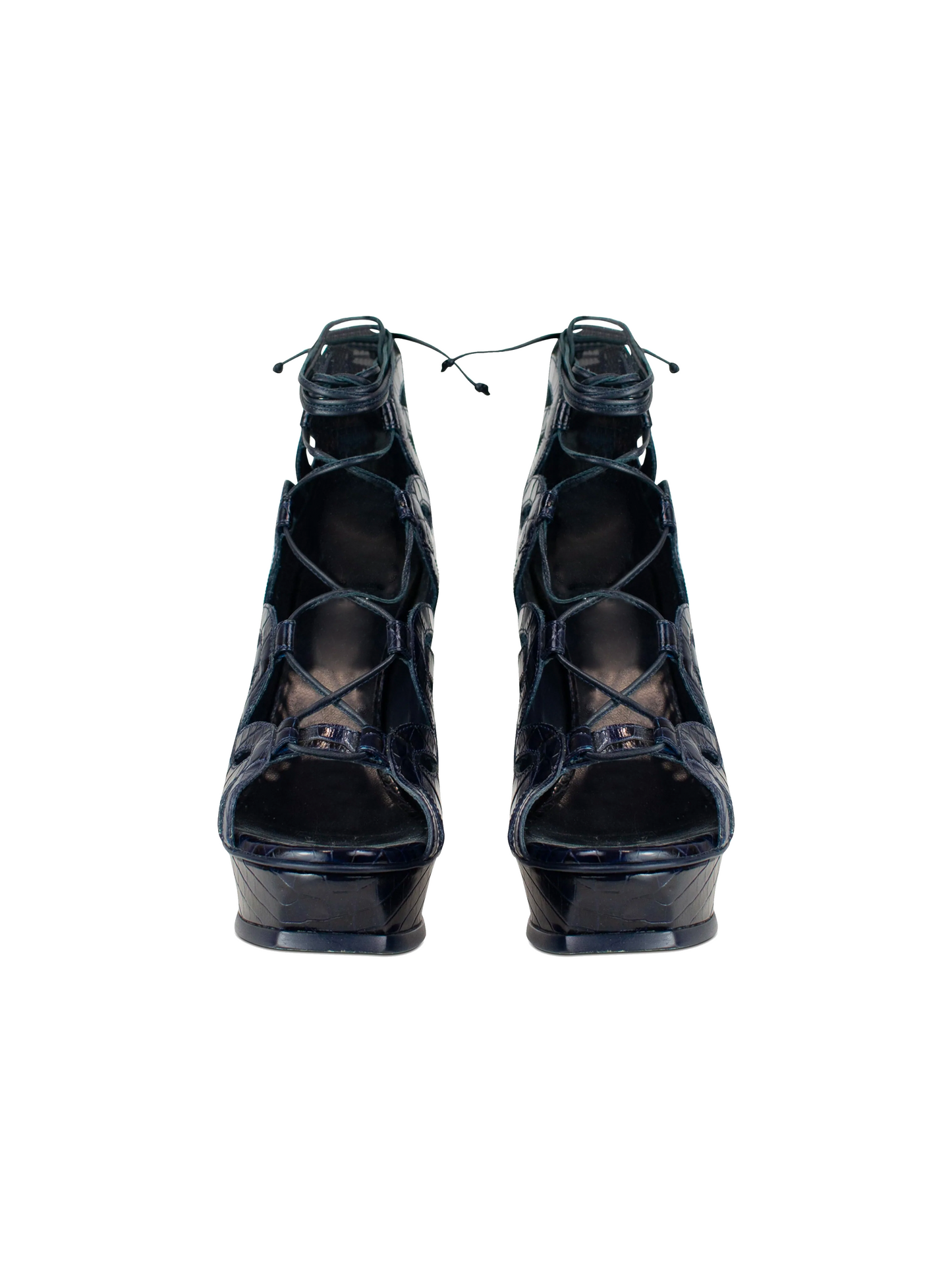Yves Saint Laurent 2010s Tribute Cage Sandals