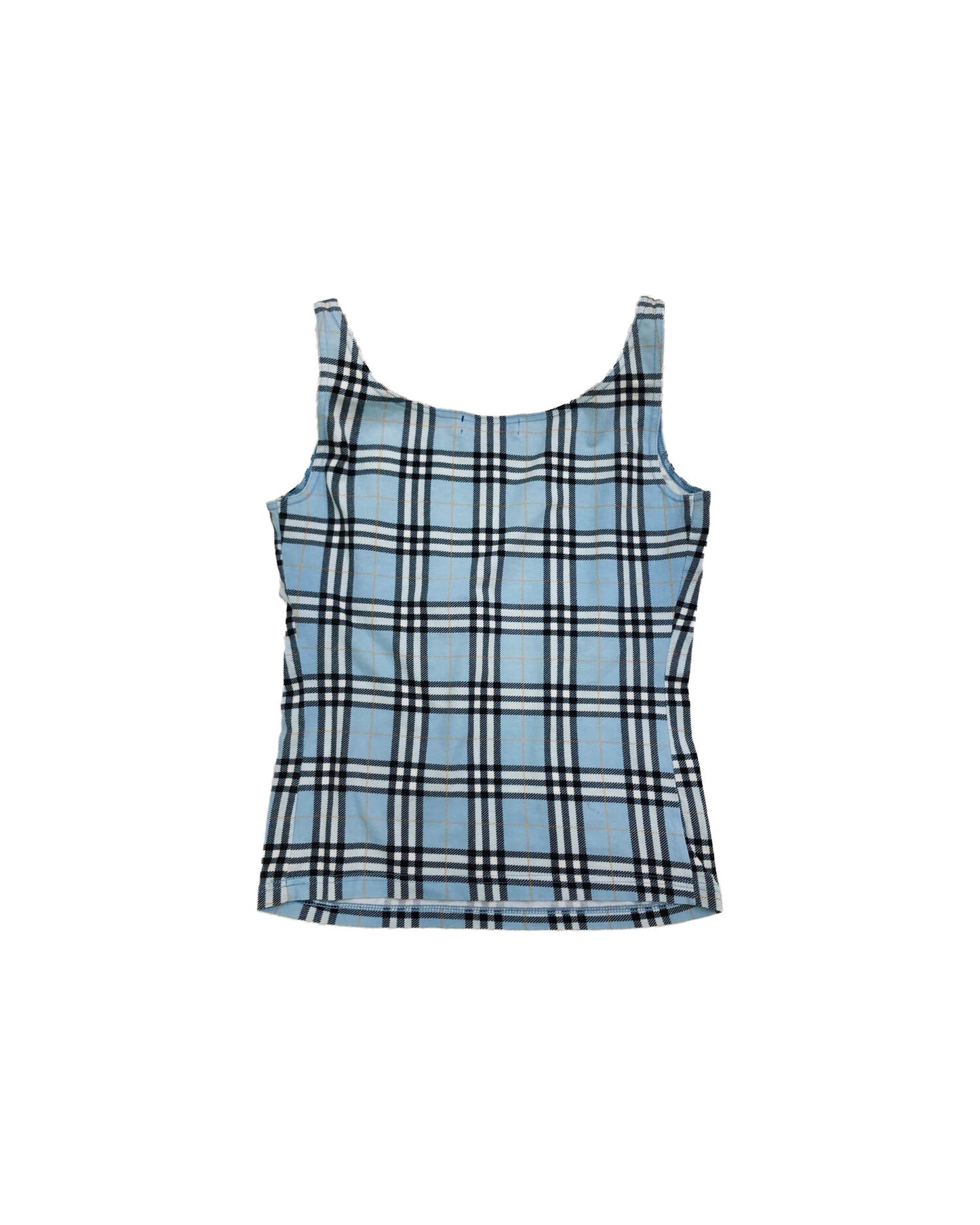 Burberry 2000s Blue Label Check Tank