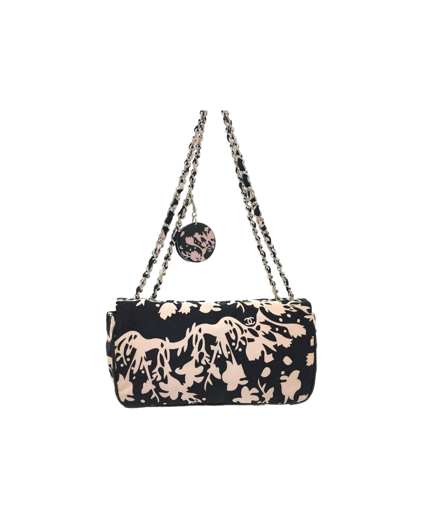 Chanel 2005-2006 Limited Edition Pink and Black Flap