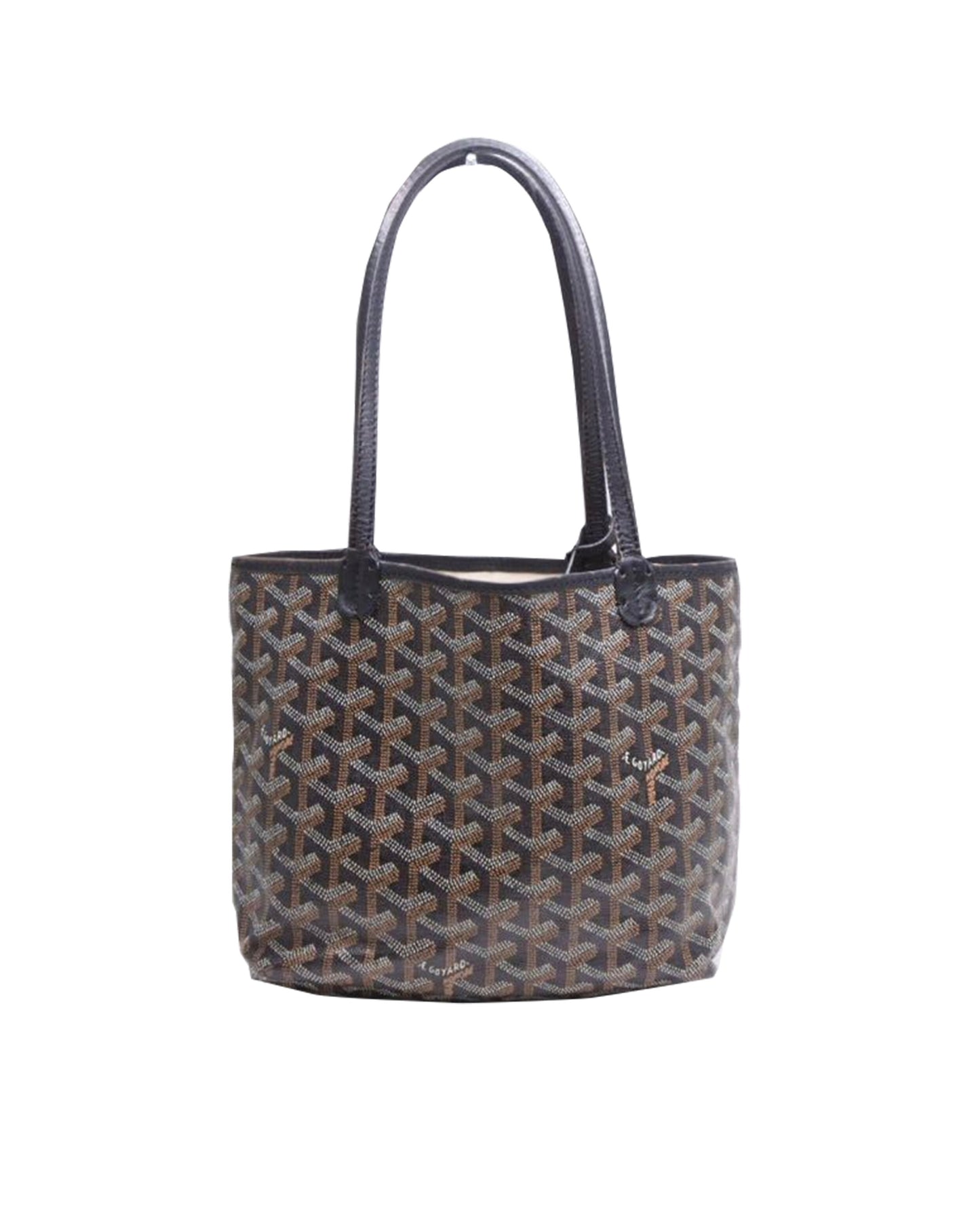 Goyard 2000s Junior Saint Louis Mini Black Tote