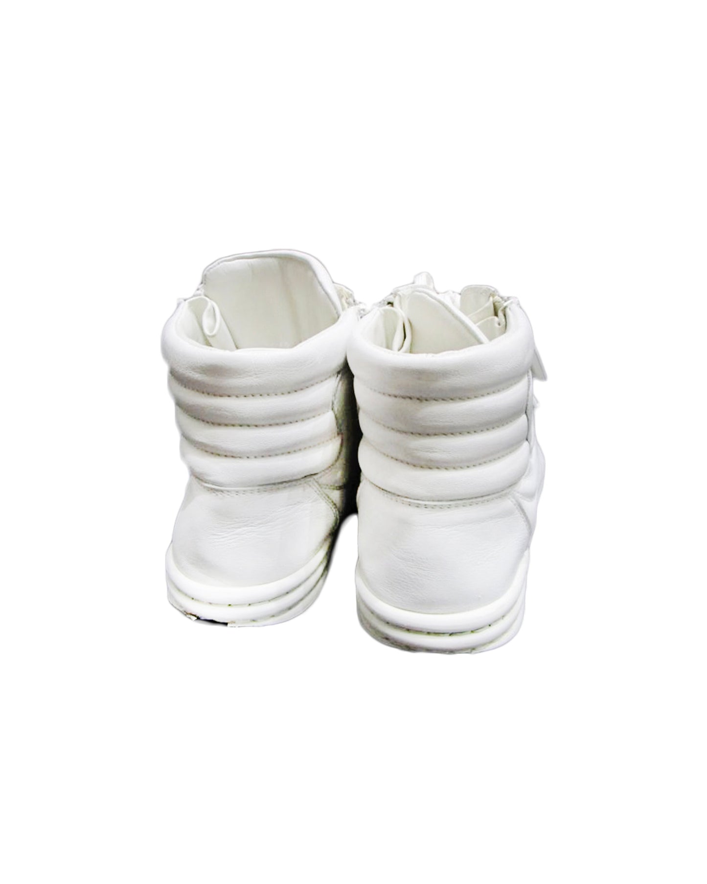 Chanel White High-Top Sneakers