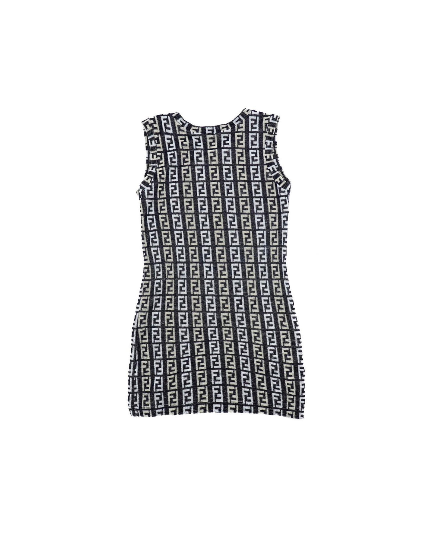 Fendi 2000s Terrycloth Stretch Body Dress
