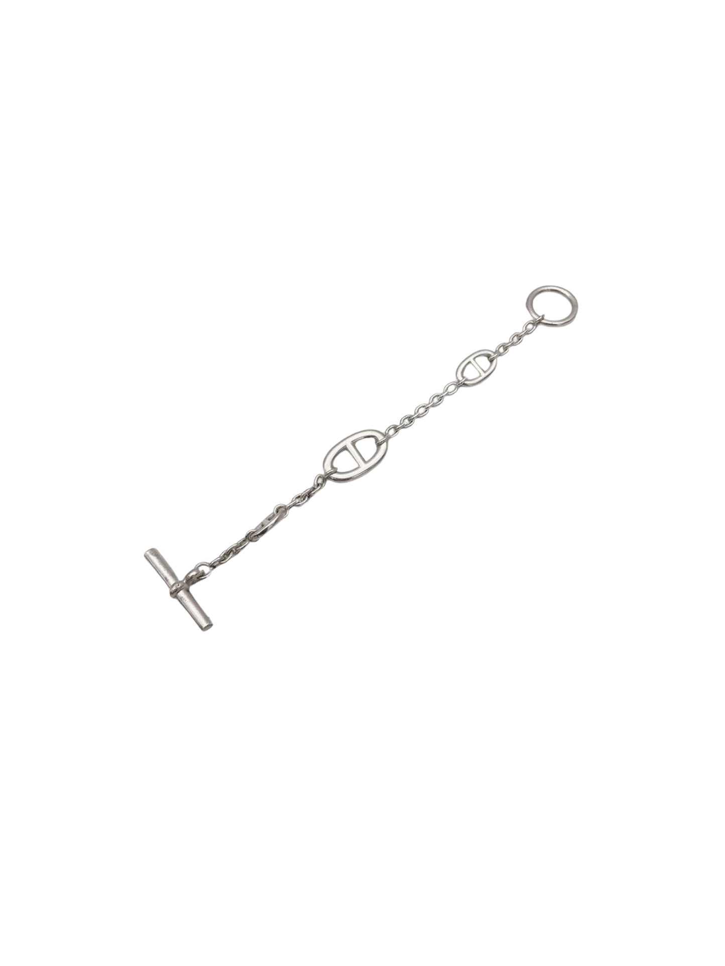 Hermes 2010s Farandole Shane Dancle Silver Bracelet