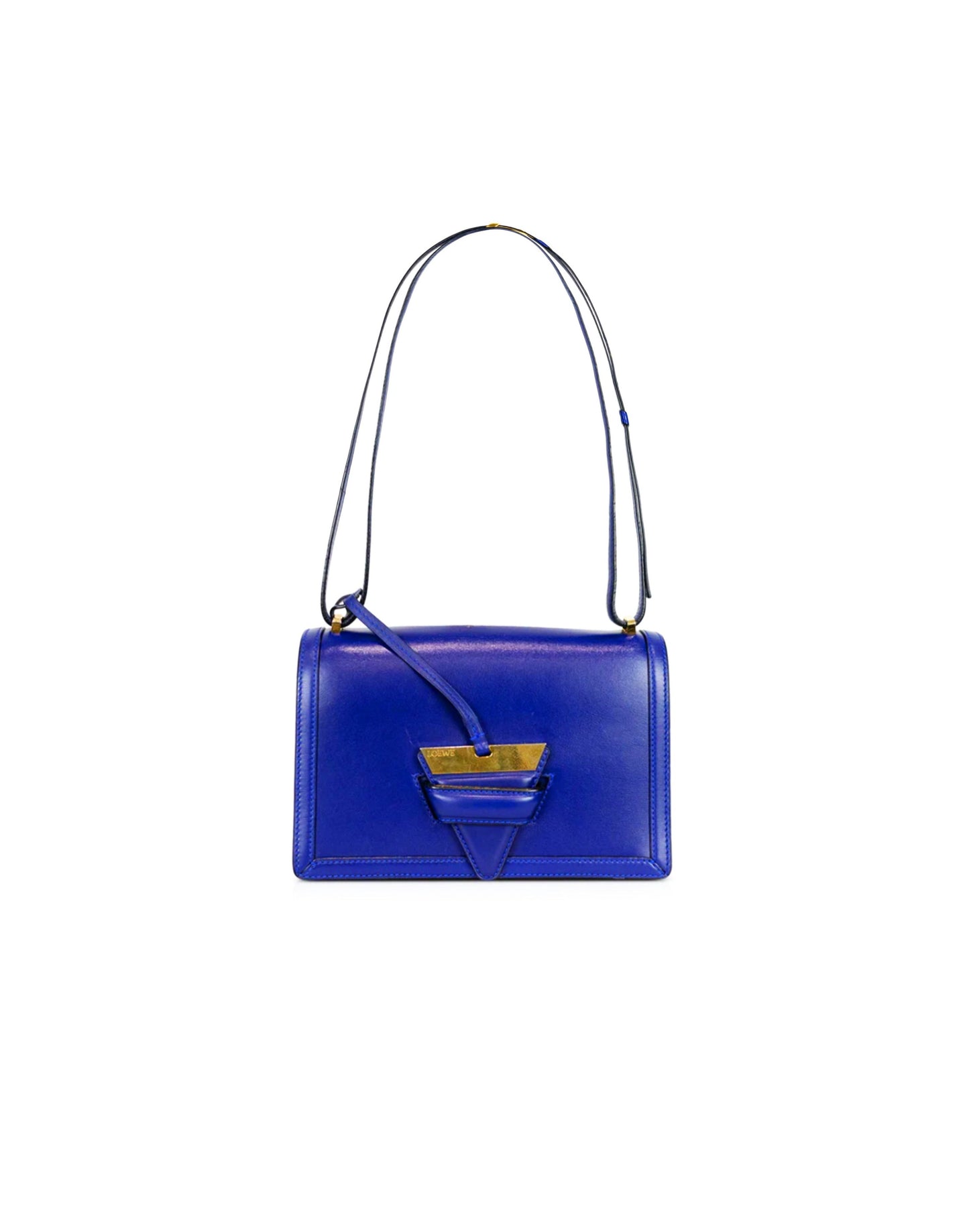 Loewe 2010s Blue Barcelona Leather Bag