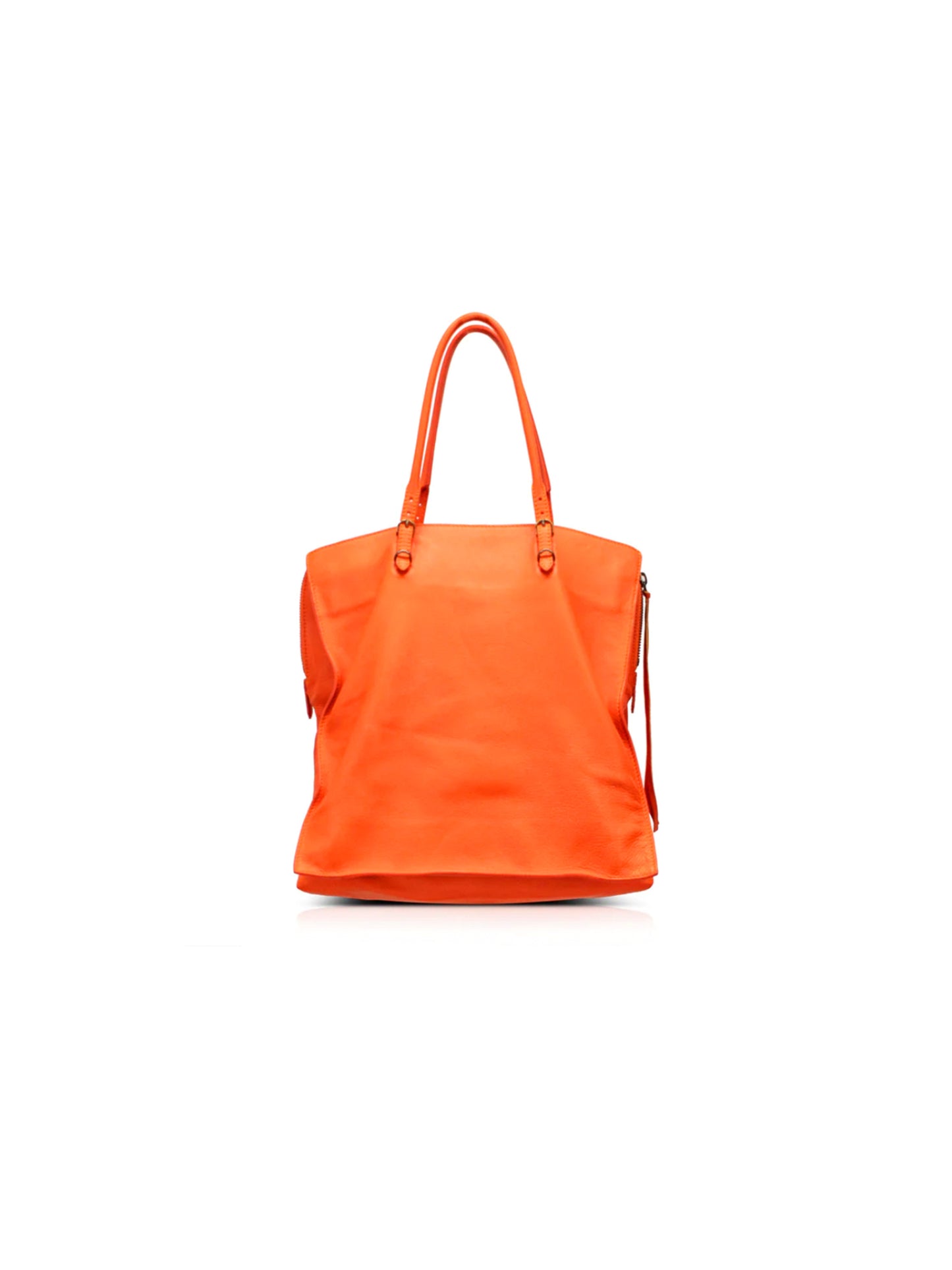 Balenciaga 2010s Orange Papier A4 Bag