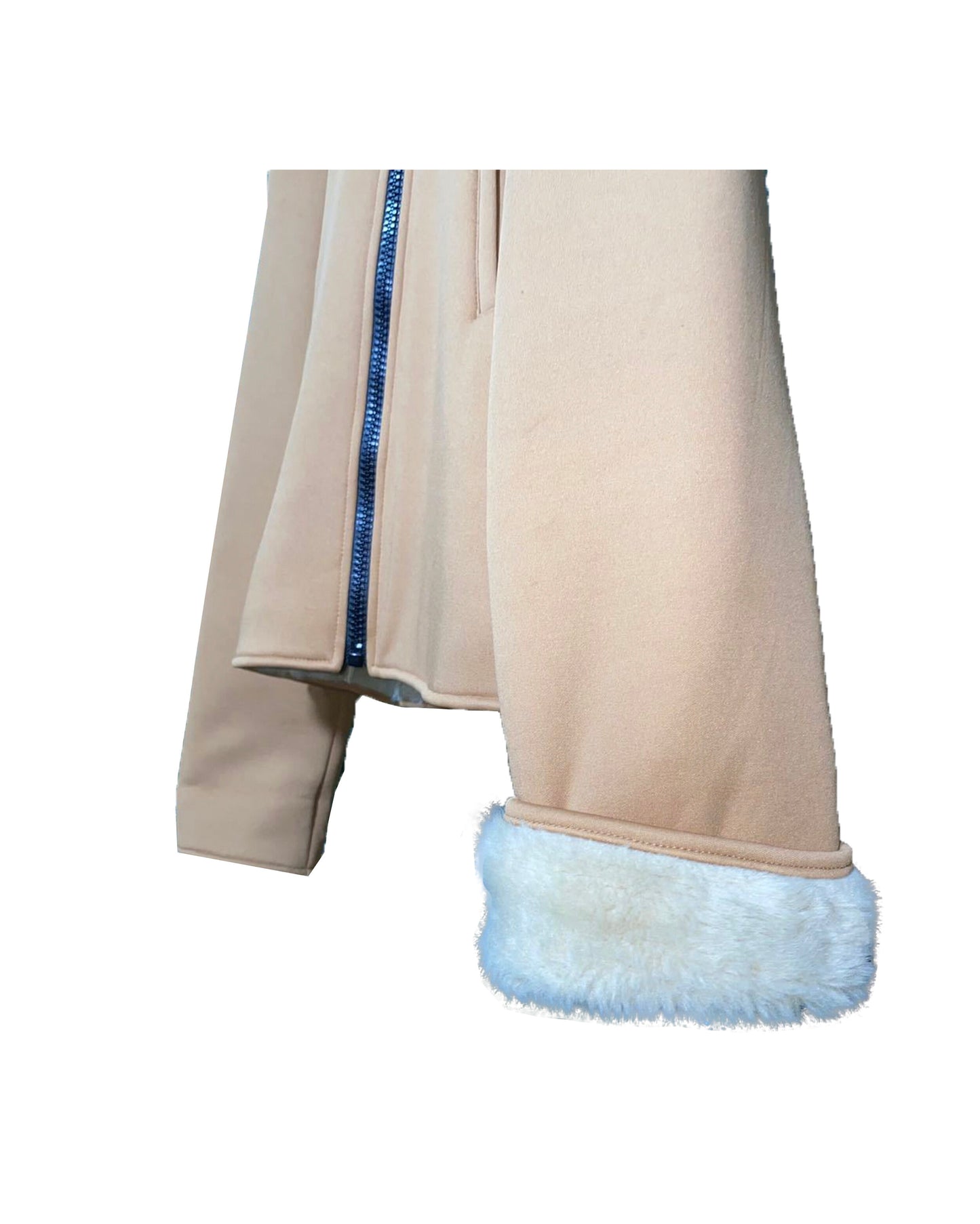 Miu Miu AW 1999 Beige Fur Trim Rare Jacket