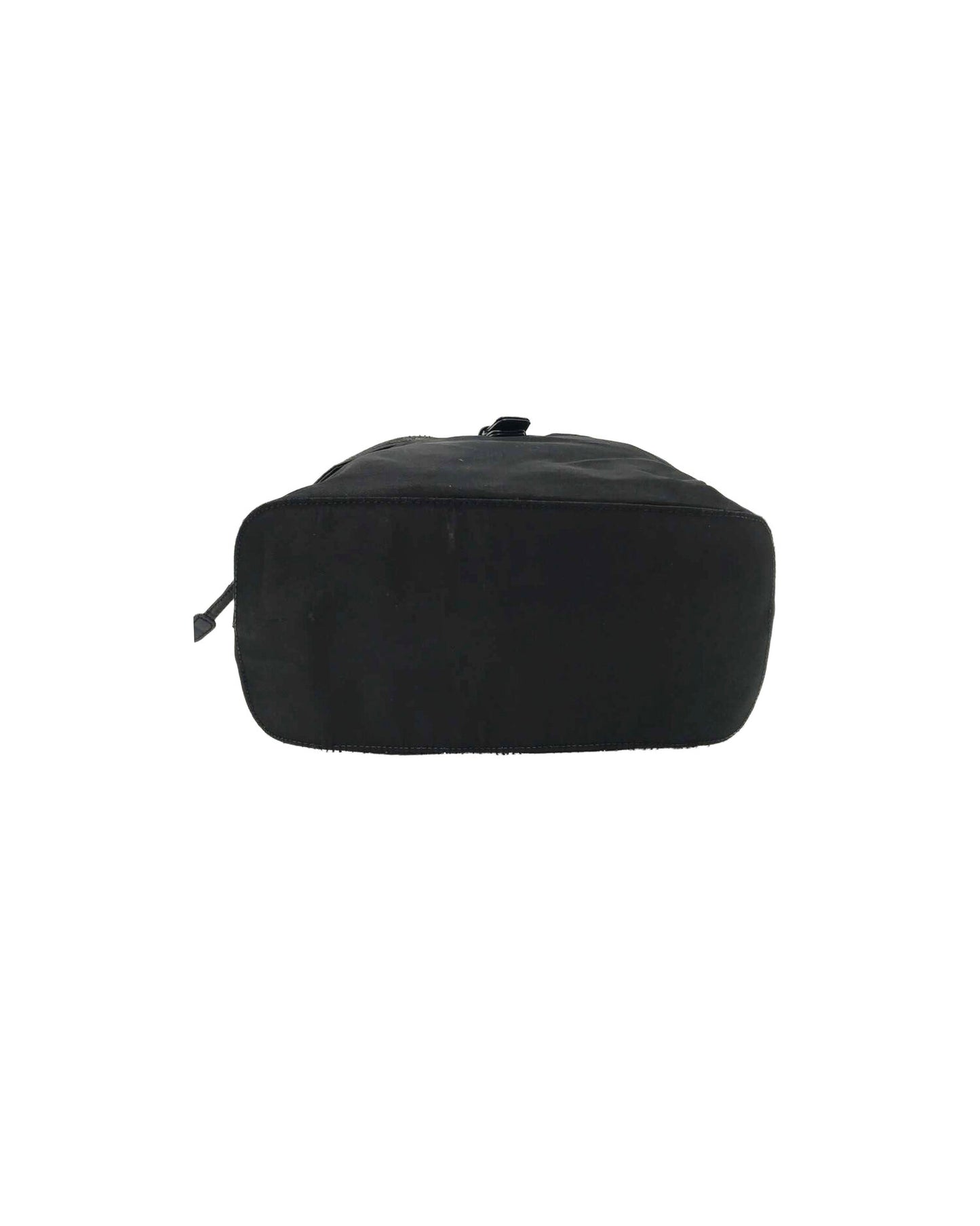 Prada 2000s Rare Black Double Chain Backpack
