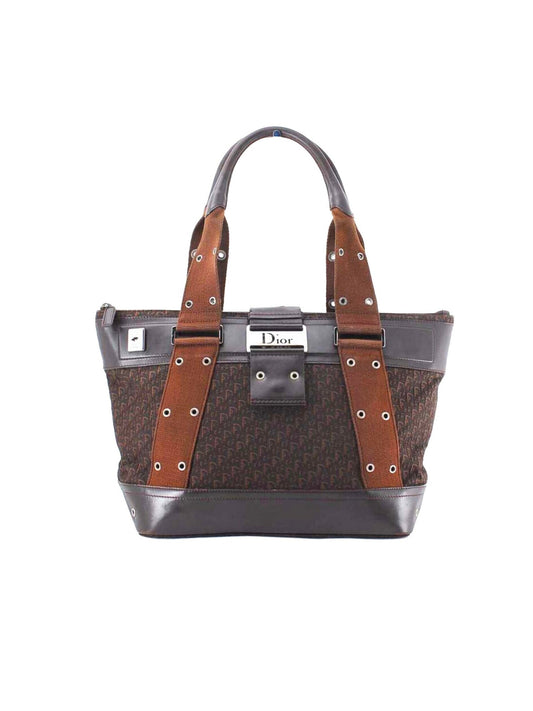 Christian Dior 2000s Street Chic Brown Tote