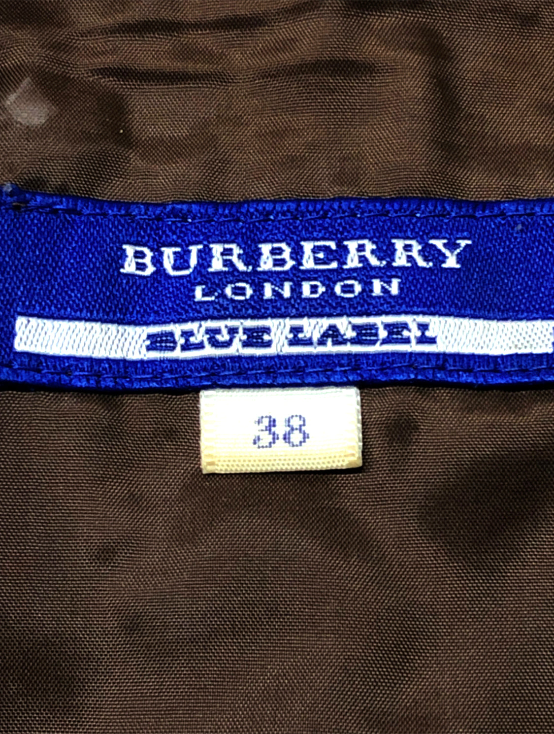 Burberry 2000s Blue Label Brown Twill Skirt