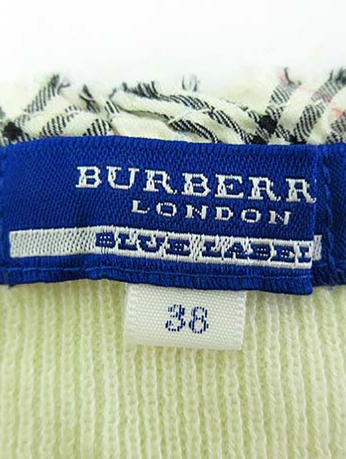 Burberry 2000s Blue Label Green Knit Tank