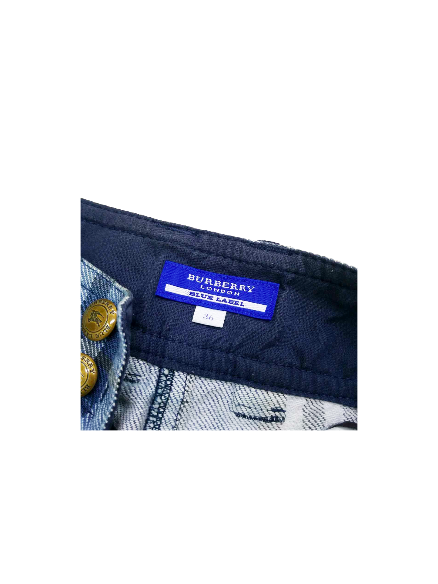 Burberry Blue Label Frill Plaid Skirt