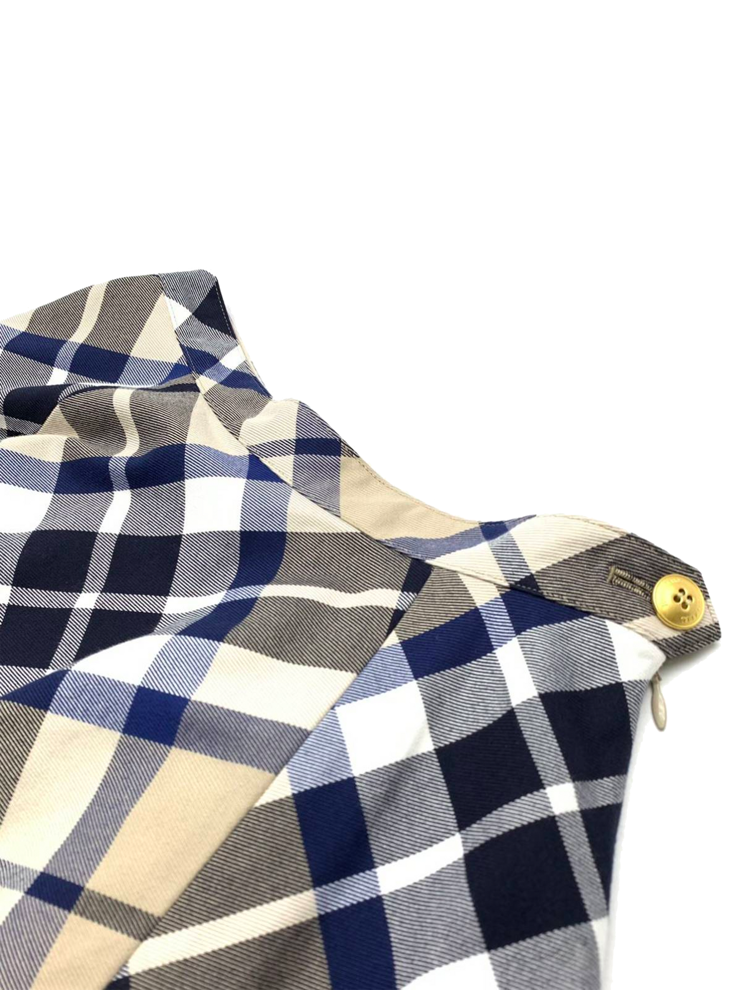 Burberry Blue Label 1990s Plaid Skirt
