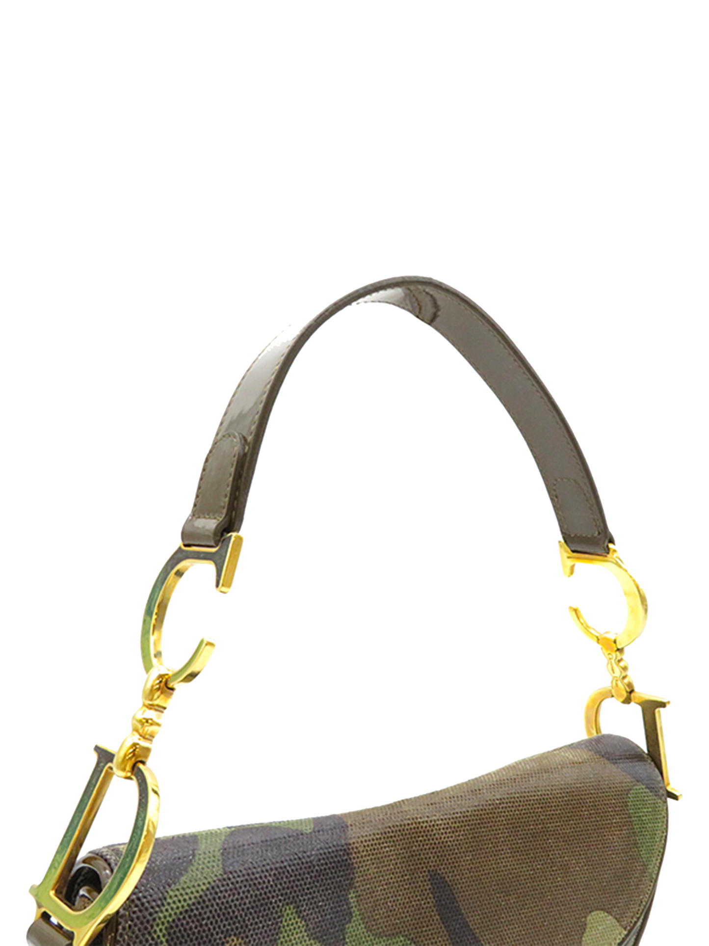 Christian Dior 2000s Rare Camouflage Saddle Bag