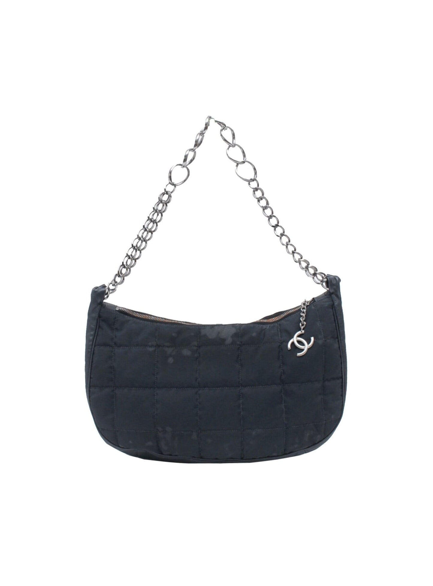 Chanel 2000s Black Sports Nylon Handbagw
