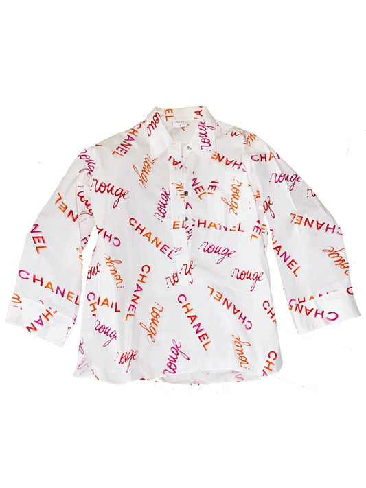 Chanel Rouge 1996 S/S Cotton Shirt