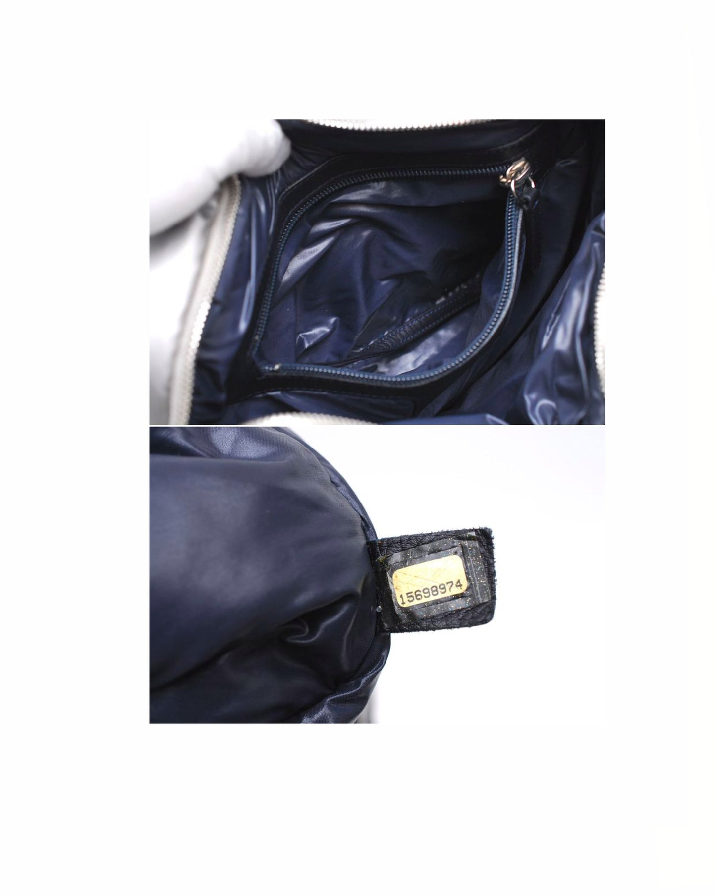 Chanel Silver Sports Messenger Bag