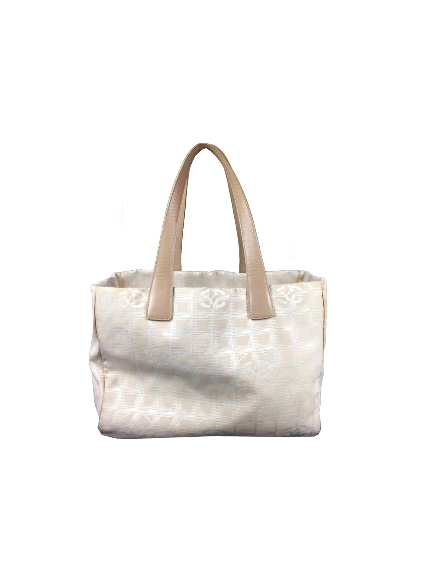 Chanel Travel Nylon Beige CC Tote