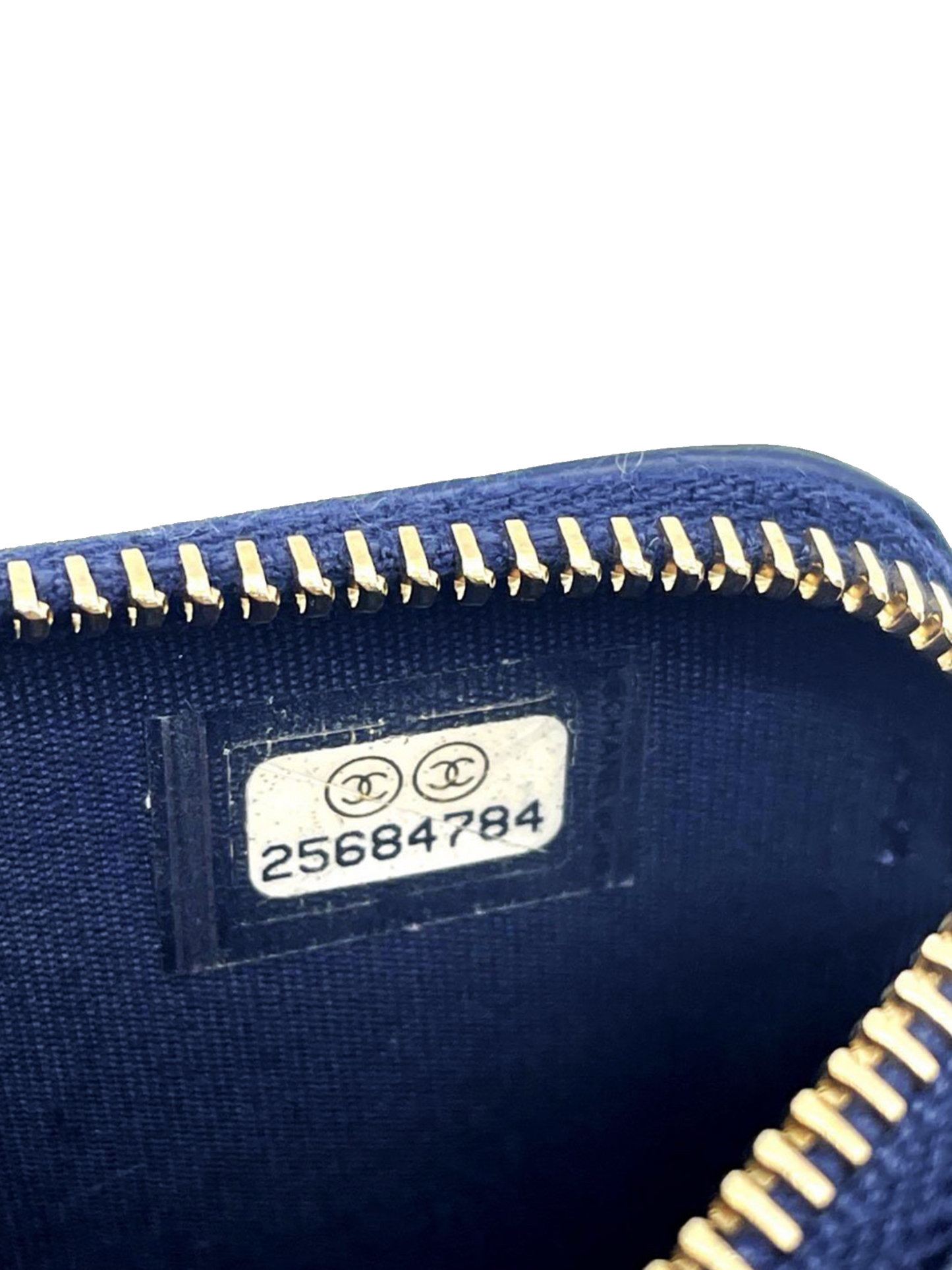 Chanel 2018 Tweed CC Filigree Clutch With Chain