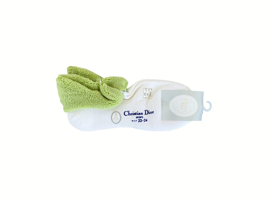 Christian Dior 2000s Green Sport Socks