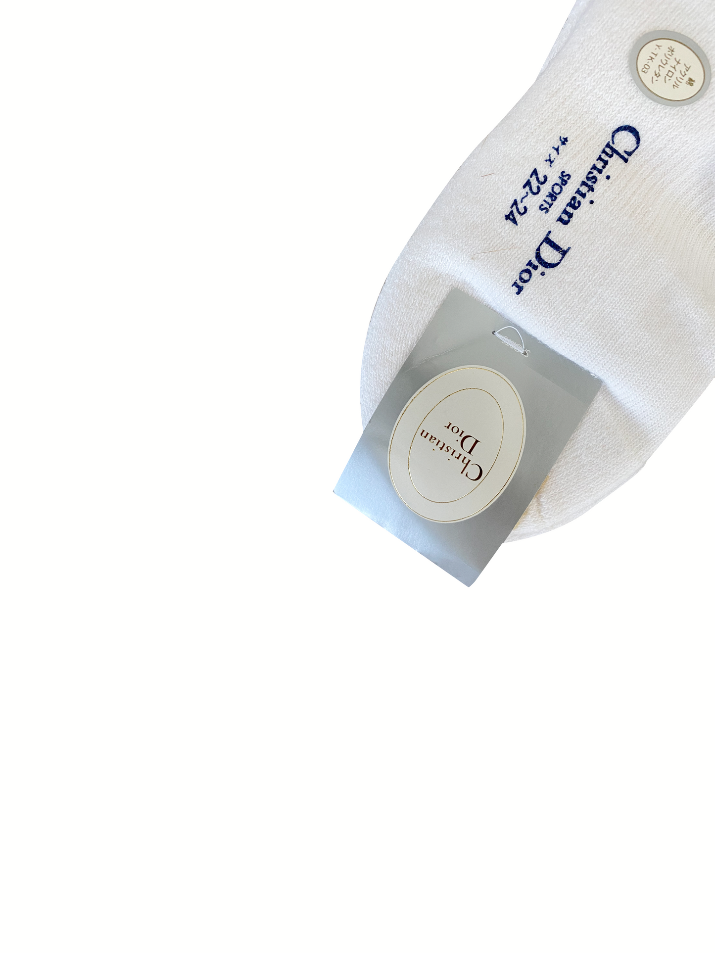 Christian Dior 2000s Orange Sport Socks