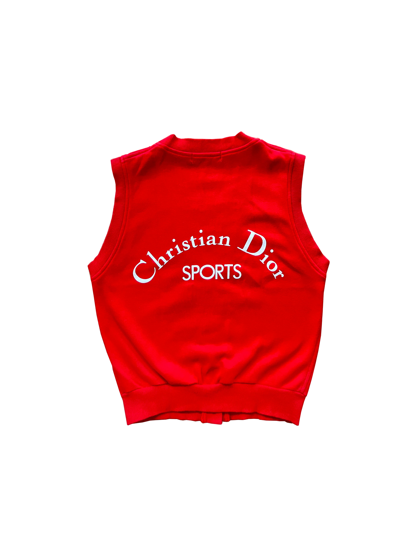 Christian Dior 1990s CD Sports Red Vest
