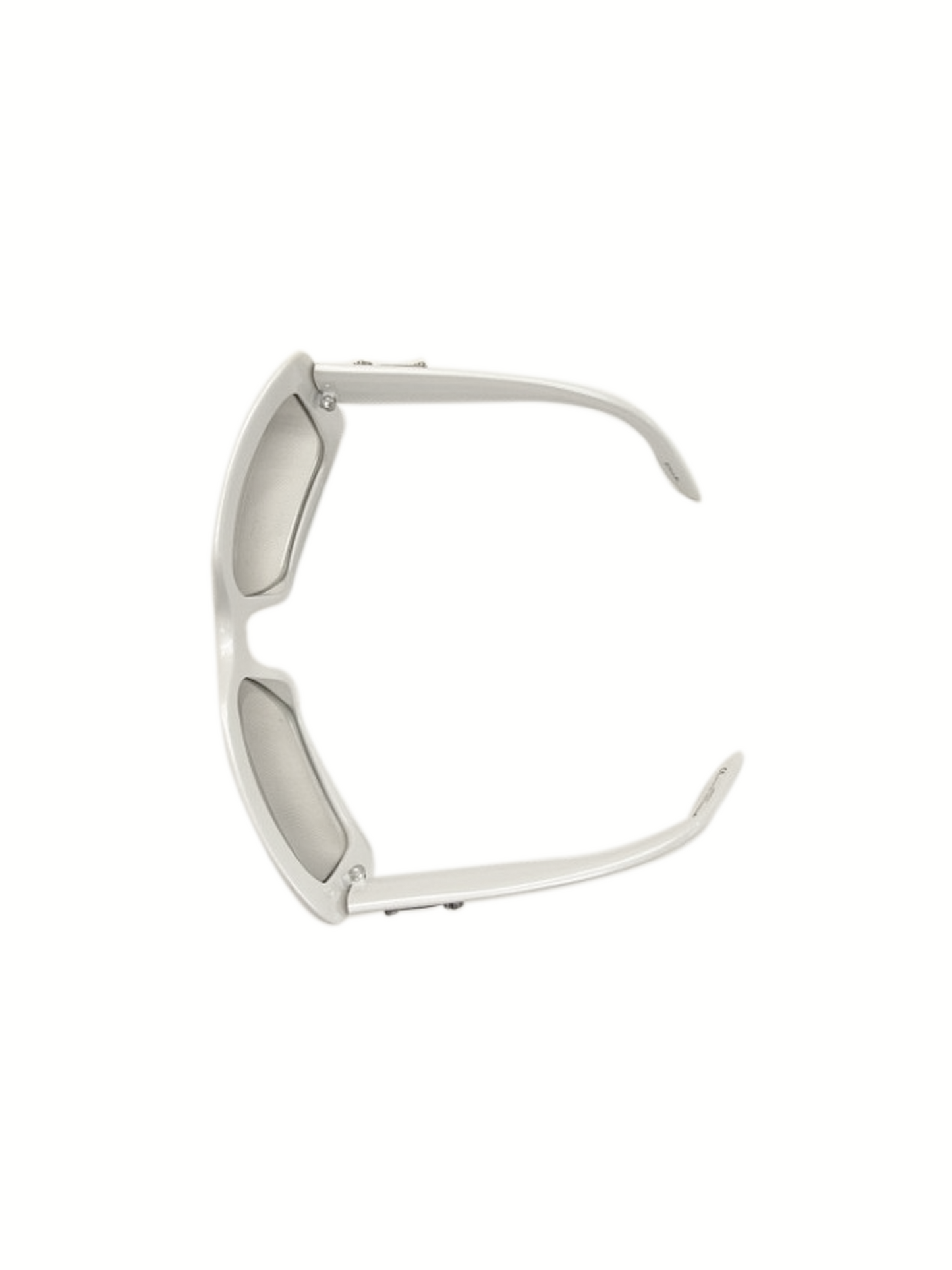 Christian Dior 2000s Large White Sunglasses