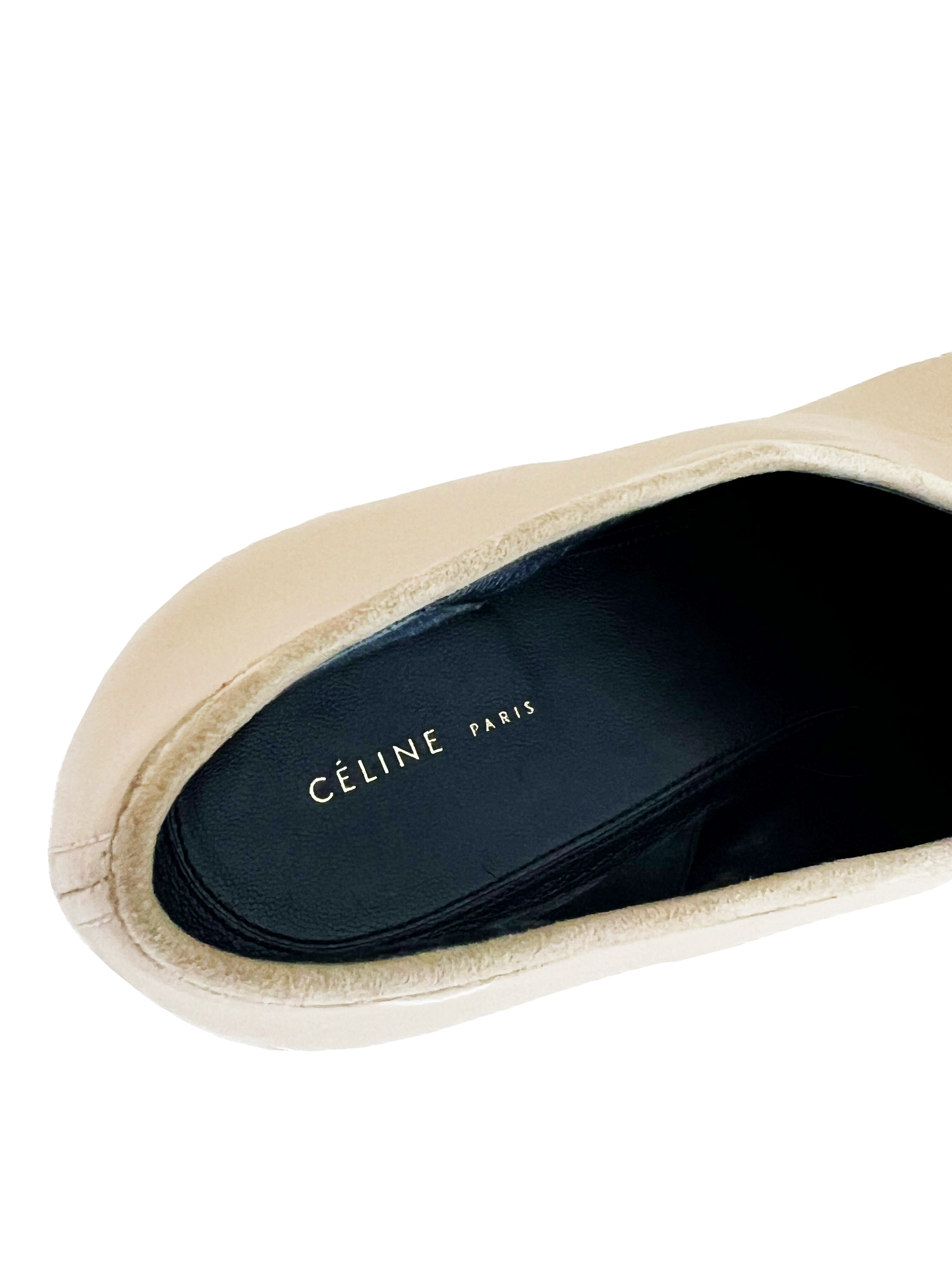 Celine 2000s Split Toe Beige Heels