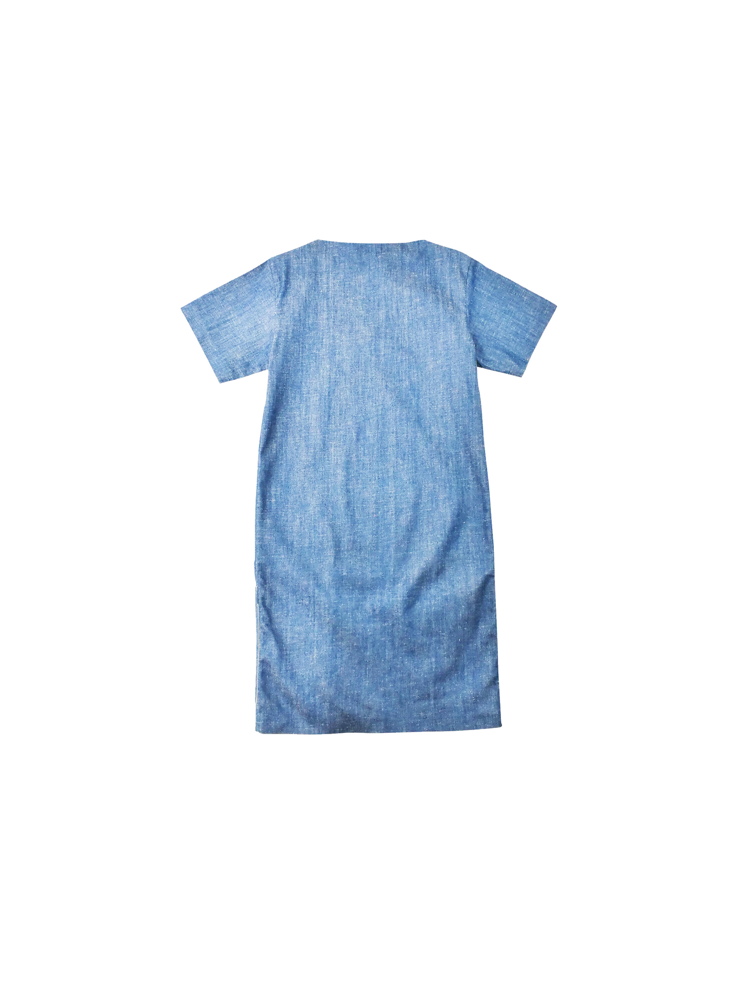 Celine 1990s Denim Blue Shift Dress