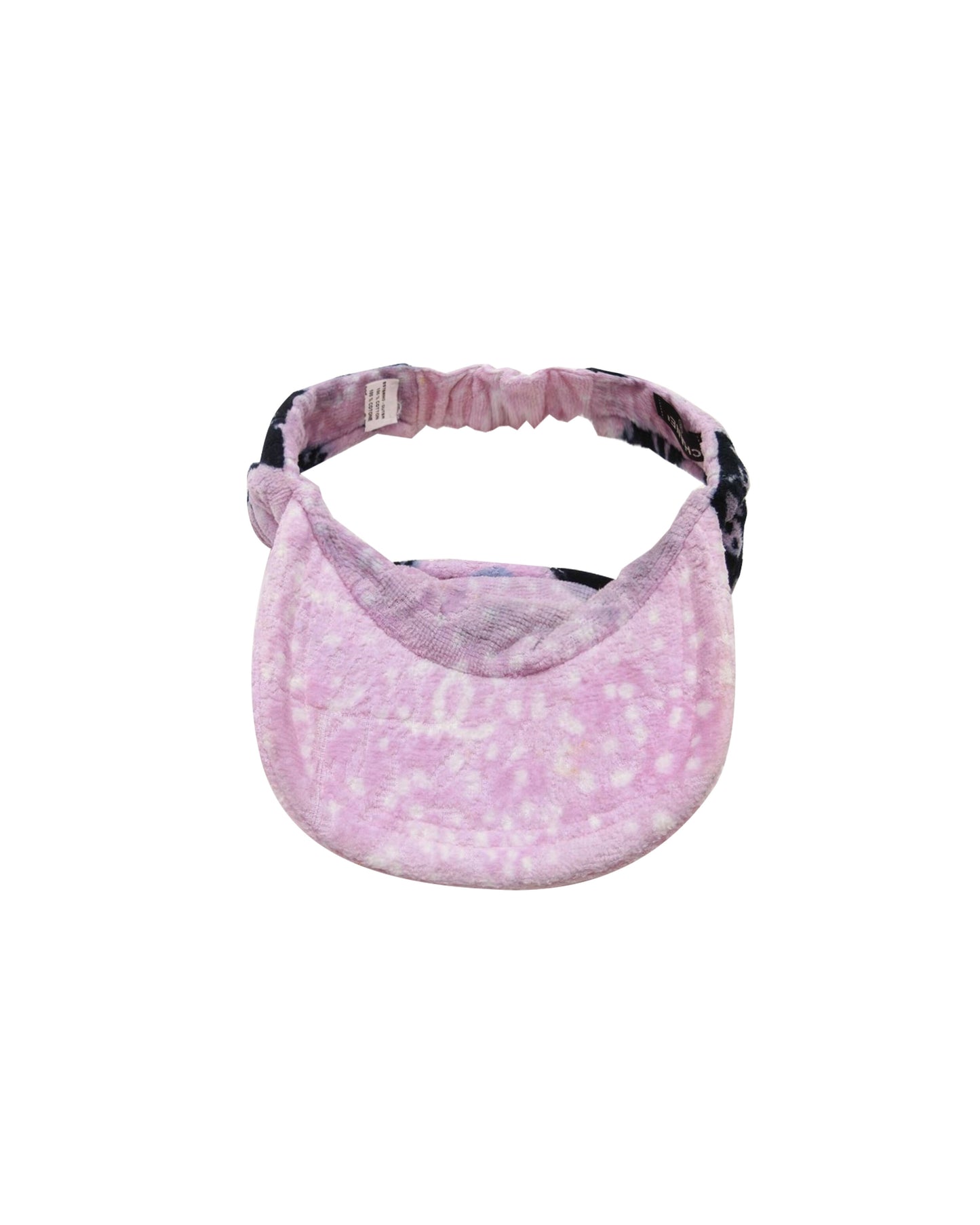 Chanel 2000s Pink Terrycloth Visor